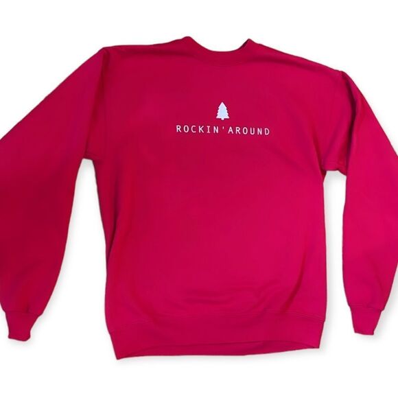 NWT Wool + Pepper Co. ROCKIN AROUND Unisex Christmas Crewneck Sweatshirt - Picture 3 of 10